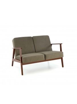 MILANO 2S sofa, olive CASTEL#39 / dark walnut DIOMMI-60-32131