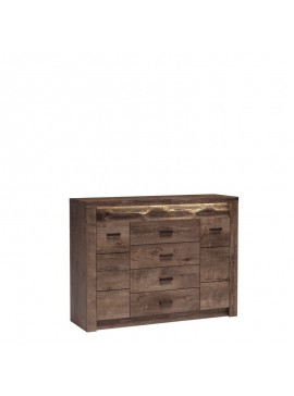 INDIANAPOLIS chest of drawers I7 dark ash tree DIOMMI-60-32864