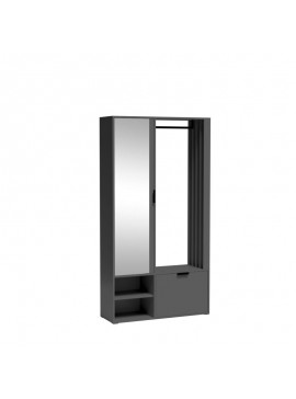 MILO UNI hallway waredrobe graphite DIOMMI-60-31543