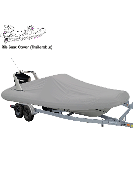 Κάλυμμα Φουσκωτού Oceansouth με πίσω ανοίγματα για Roll Bars Για σκαφη μήκους 7.60m - 7.90m FOUR-13287