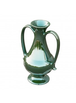 Artekko Electric Πράσινο Κεραμικό Διακοσμητικό Βάζο (20x15x30)cm Artekko 61147