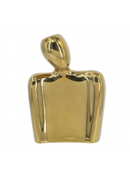 Artekko Body Χρυσό Κεραμικό Επιτραπέζιο Διακοσμητικό (15x6.5x20)cm Artekko 61152