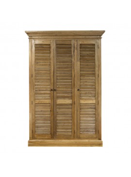 Artekko Ντουλάπα από Ξύλο μασίφ (155x55x225)cm Artekko 617-0265