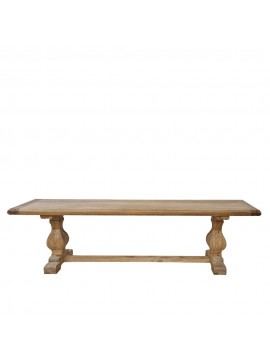 Artekko Deus Μασίφ Ξύλινο Παγκάκι σε Ανοιχτή Φυσική Απόχρωση (168x39x46)cm Artekko 617-0270-A