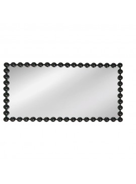 Artekko Dia Μαύρος Μεταλλικός Καθρέπτης Τοίχου (75x4.5x160)cm Artekko 661-2018H-BLACK