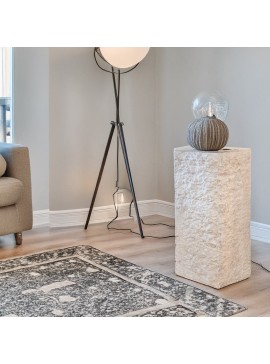 Artekko Solid Μπεζ Κίονας Ανθοστήλη από Terrazzo (35x35x90)cm Artekko 667-4058