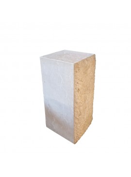 Artekko Solid Μαρμάρινος Μπεζ Κίονας Ανθοστήλη (40x40x90)cm Artekko 667-4059