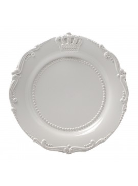 Artekko Crown Λευκό Κεραμικό Πιάτο Φαγητού (29x29x3)cm Artekko 67102