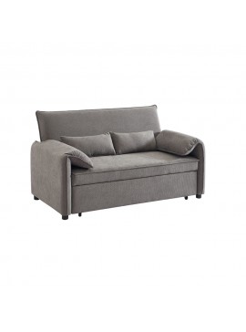 Liberta RUBIK ΚΑΝΑΠΕΣ ΚΡΕΒΑΤΙ 3ΘΕΣΙΟΣ ΓΚΡΙ 161x84xH92cm 161x84xH92cm 70-0351