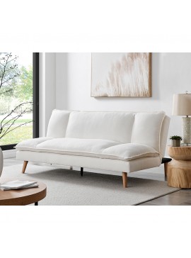 Liberta COZY ΚΑΝΑΠΕΣ ΚΡΕΒΑΤΙ 3ΘΕΣΙΟΣ BEIGE 191x103xH84cm 191x103xH84cm 70-0357