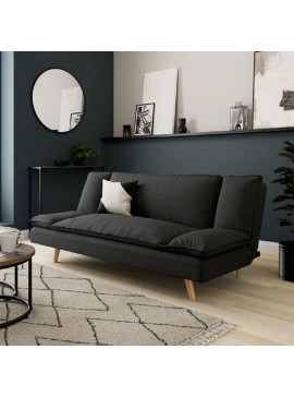 Liberta COZY ΚΑΝΑΠΕΣ ΚΡΕΒΑΤΙ 3ΘΕΣΙΟΣ ΑΝΘΡΑΚΙ 191x103xH84cm 191x103xH84cm 70-0359