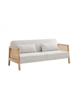 Liberta AMMOS ΚΑΝΑΠΕΣ ΚΡΕΒΑΤΙ 3ΘΕΣΙΟΣ OFF WHITE 196x82xH81cm 196x82xH81cm 70-0360