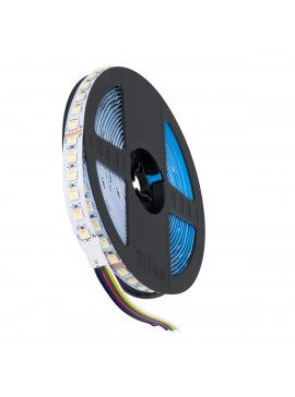 70264 GloboStar®  70264 Ταινία LED SMD 5050 RGBW + WW 5in1 5m 36W/m 72LED/m 120° DC 24V IP20 3600lm/m Πολύχρωμη RGB - Ψυχρό Λευκό 6000K - Φυσικό Λευκό 4500K - Θερμό Λευκό 2700K - 5 Χρόνια Εγγύηση
