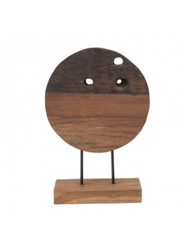 Artekko Ξύλινο Επιτραπέζιο Διακοσμητικό σε Φυσική Απόχρωση (30x12x40)cm Artekko 70638