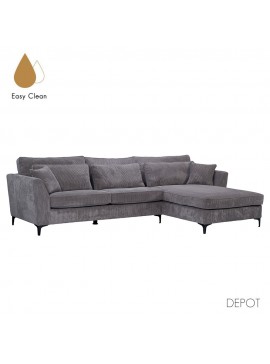 Liberta FOREVER ΚΑΝΑΠΕΣ ΓΩΝΙΑ ΔΕΞΙΑ ΓΚΡΙ 316x185xH92cm 316x185xH92cm 71-0117