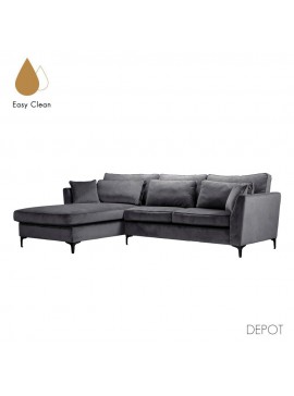 Liberta FOREVER ΚΑΝΑΠΕΣ ΓΩΝΙΑ ΑΡΙΣΤΕΡΗ ΓΚΡΙ 316x185xH92cm 316x185xH92cm 71-0166