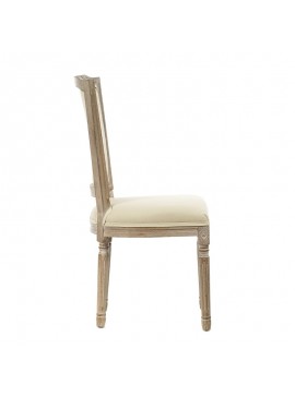 Καρέκλα υφασμάτινη με ξύλο Mήκος 50 Πλάτος 54 Ύψος 99 Artekko 715-3067