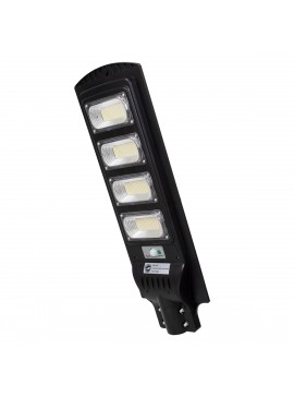 71553 GloboStar®  71553 Αυτόνομο Ηλιακό Φωτιστικό Δρόμου Street Light LED SMD 200W 16000lm με Ενσωματωμένη Μπαταρία Li-ion 12000mAh - Φωτοβολταϊκό Πάνελ με Αισθητήρα Ημέρας-Νύχτας PIR Αισθητήρα Κίνησης Αδιάβροχο IP65 Ψυχρό Λευκό 6000K