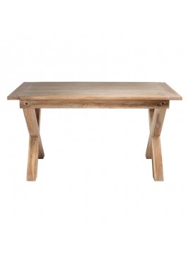 Artekko Attari Ξύλινο Τραπέζι σε Λευκή Πατίνα (140x80x76)cm Artekko 720-1103