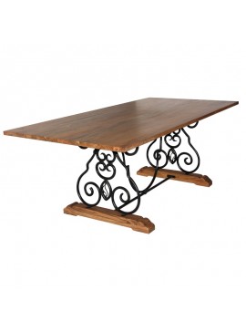 Artekko Laa Τραπέζι Τραπεζαρίας-Φαγητού σε Μελί (180x90x76)cm Artekko 720-1217