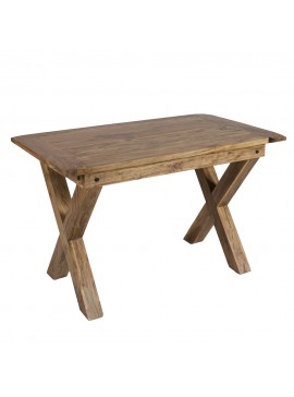 Artekko Attari Ξύλινο Τραπέζι σε Μελί Απόχρωση (120x70x75)cm Artekko 720-1306-LAP