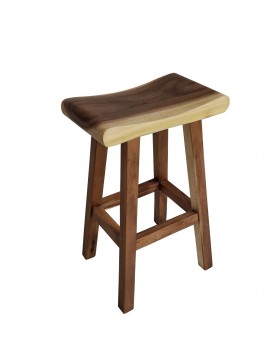 Artekko Verona Ξύλινο Σκαμπό σε Φυσική Απόχρωση (50x41x79)cm Artekko 730-3242