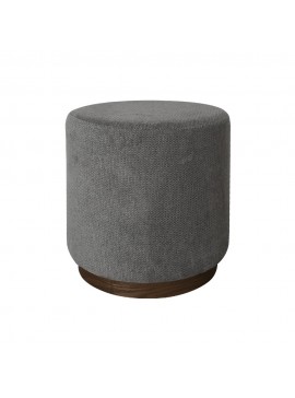 Artekko Cloud Γκρι Υφασμάτινο Σκαμπό (Φ41x44)cm Artekko 735-2200-E