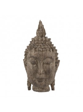 Artekko Buddha Διακοσμητικό Κεφάλι Βούδα Καφέ Artekko 73629