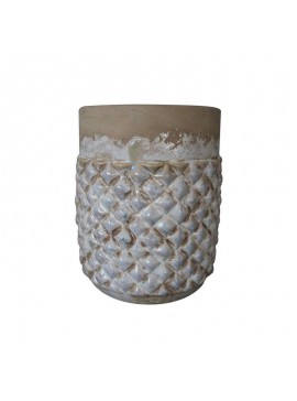 Artekko Thaokt Βάζο Κεραμικό Μπεζ (20x14x20)cm Artekko 742-2391