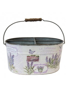 Artekko Planter Γλάστρα/Δοχείο Τσίγκινο Πολύχρωμο (25x20x14)cm Artekko 742-2418