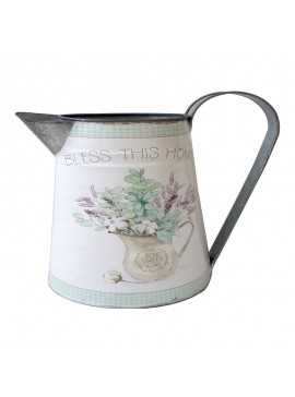 Artekko Pitcher Διακοσμητική Κανάτα Τσίγκινη Πολύχρωμη (24x12x26)cm Artekko 742-2438