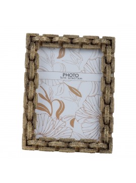 Artekko Frame Χρυσή Κορνίζα Ρητίνης για Φωτογραφία 5'Χ7' (15.5x3x20.5)cm Artekko 77137