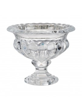 Artekko Urn Γυάλινο Διάφανο Διακοσμητικό Δοχείο Μπολ (13x13x11)cm Artekko 77284