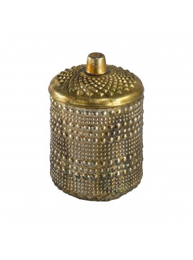 Artekko Soy Κερί Σόγιας με 85 Ώρες Καύσης σε Χρυσό Γυάλινο Δοχείο (10.2x10.2x17)cm Artekko 77629