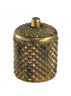 Artekko Soy Κερί Σόγιας σε Γυάλινο Δοχείο Χρυσό (10.2x10.2x15.2)cm Artekko 77631