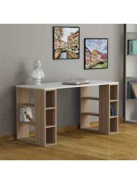 Artekko Elex MDF Γραφείο με Ράφια (140x60x75)cm Artekko 783-0055