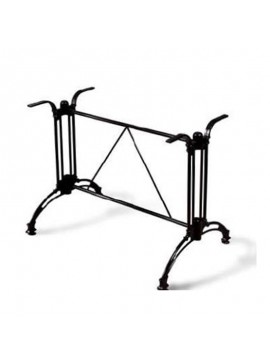 Artekko Ekup Βάση Τραπεζιού Διπλή Μεταλλική Μαύρη (85x60x70)cm Artekko 783-2140