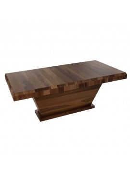 Artekko MS Καφέ Ξύλινη Επεκτεινόμενη Τραπεζαρία (205(+40)x105x80)cm Artekko 783-4304