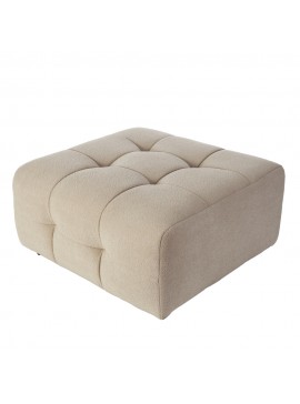 Artekko Sofia Μπεζ Μπουκλέ Σκαμπό Ταμπουρέ (85x80x45)cm Artekko 783-6306