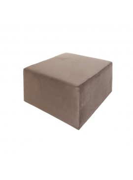 Artekko Zebra Βελούδινο Καφέ Σκαμπό (100x100x53)cm Artekko 783-7217