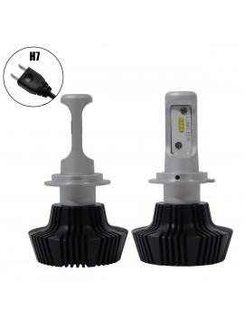 81664 GloboStar®  81664 H7 LED HID KIT Βασικού Φωτισμού 3rd Generation Can Bus Extreme Version Luxeon Zes Chip 80 Watt 8000 Lumens DC 12-24 Volt 6000k