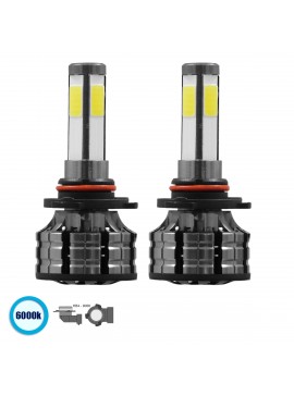82050 GloboStar®  82050 HB4 9006 K9 Line KIT Βασικού Φωτισμού Αυτοκινήτου & Φορτηγού 3rd Generation Can-Bus Series LED CREE CXB COB 100W 14000lm DC 9-32V Αδιάβροχο IP66 Ψυχρό Λευκό 6000K