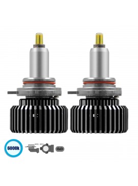82071 GloboStar®  82071 HIR2 9012 360° Line Extreme KIT Βασικού Φωτισμού Αυτοκινήτου & Φορτηγού 3rd Generation Can-Bus Extreme Truck Series LED CREE CXB COB 120W 16800lm DC 9-32V Αδιάβροχο IP66 Ψυχρό Λευκό 6000K