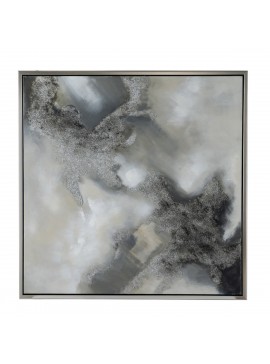 Artekko Glitter Πίνακας Καμβάς με Κορνίζα Ξύλο Καμβάς Πολύχρωμο (100x3.7x100)cm Artekko 83012