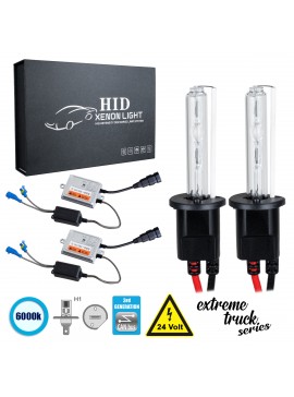 84122 GloboStar®  84122 H1 XCB Line KIT Βασικού Φωτισμού Φορτηγού 3rd Generation Can-Bus Extreme Truck Series XENON 110W 10350lm DC 24V Αδιάβροχο IP65 Ψυχρό Λευκό 6000K