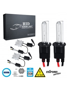 84145 GloboStar®  84145 H3 XCB Line KIT Βασικού Φωτισμού Αυτοκινήτου & Μοτοσυκλέτας 3rd Generation Can-Bus Extreme Series XENON 110W 10350lm DC 9-16V Αδιάβροχο IP65 Ψυχρό Λευκό 6000K
