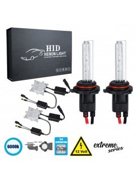 84153 GloboStar®  84153 HB3 9005 XCB Line KIT Βασικού Φωτισμού Αυτοκινήτου & Μοτοσυκλέτας 3rd Generation Can-Bus Extreme Series XENON 110W 10350lm DC 9-16V Αδιάβροχο IP65 Ψυχρό Λευκό 6000K