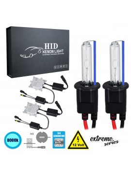 84156 GloboStar®  84156 H3 XCB Line KIT Βασικού Φωτισμού Αυτοκινήτου & Μοτοσυκλέτας 3rd Generation Can-Bus Extreme Series XENON 110W 10350lm DC 9-16V Αδιάβροχο IP65 Ψυχρό Λευκό 8000K