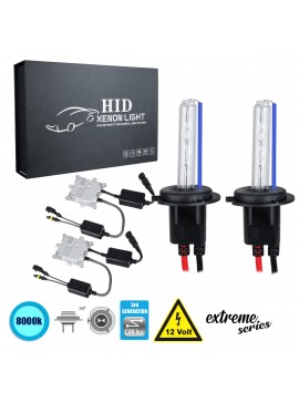 84158 GloboStar®  84158 H7 XCB Line KIT Βασικού Φωτισμού Αυτοκινήτου & Μοτοσυκλέτας 3rd Generation Can-Bus Extreme Series XENON 110W 10350lm DC 9-16V Αδιάβροχο IP65 Ψυχρό Λευκό 8000K
