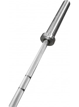 AMILA ΜΠΑΡΑ ΓΥΝΑΙΚΩΝ 50MM 200CM 15KG 25MM 1000LBS ΣΚΛΗΡΟΥ ΧΡΩΜΙΟΥ 8 ΡΟΥΛΕΜΑΝ ELDICO84729